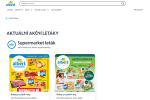 Firemní grafika Albert Supermarket