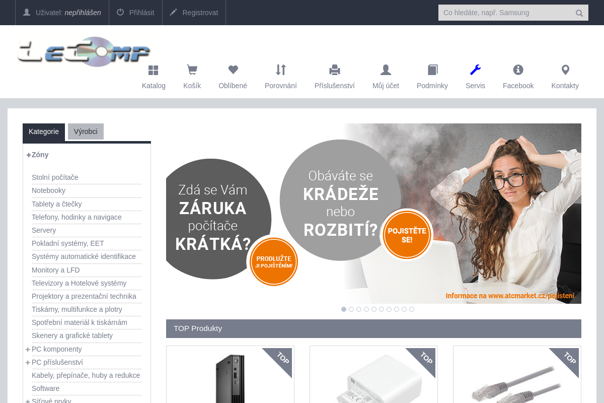 Obchod LeComp - Leoš Báča