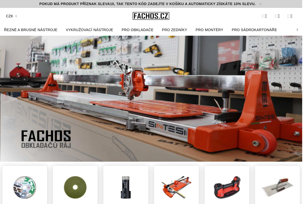 Fachos - nářadí pro obkladače