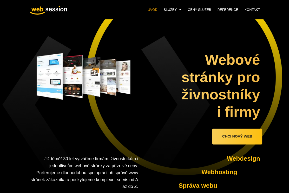 Tvorba www stránek - Websession