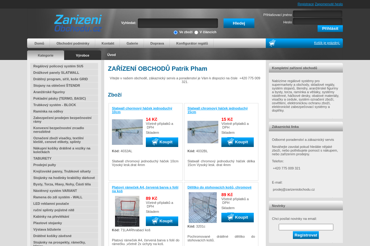 ZAŘÍZENÍ OBCHODŮ, s.r.o.