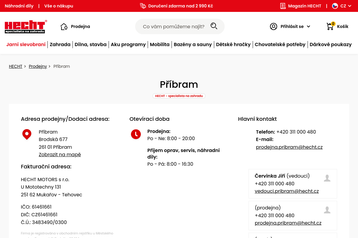 HECHT - specialista na zahradu