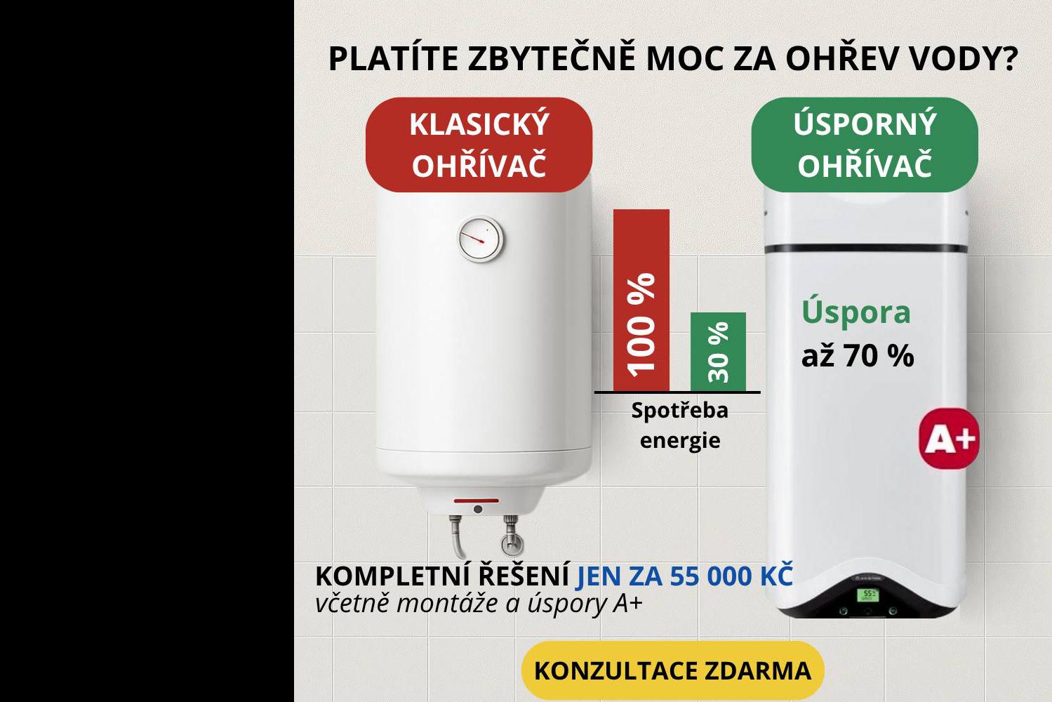 Instalace bojleru s tepelným čerpadlem