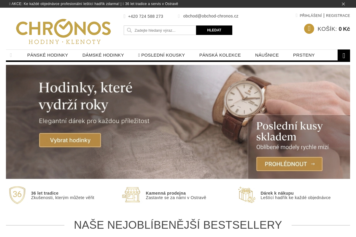 Chronos hodiny - klenoty s.r.o.