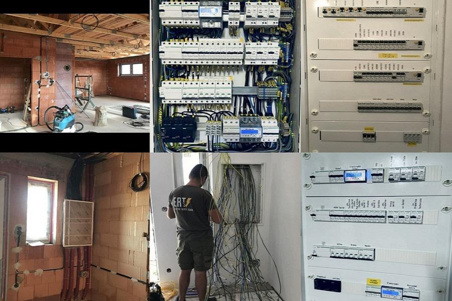 Elektroinstalace v rodinných domech.