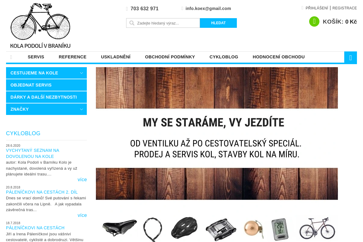 KOLA PODOLÍ V BRANÍKU - KOLAEXPERT