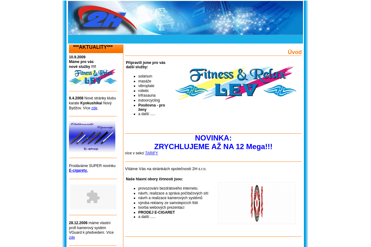 Tvorba webů 2H