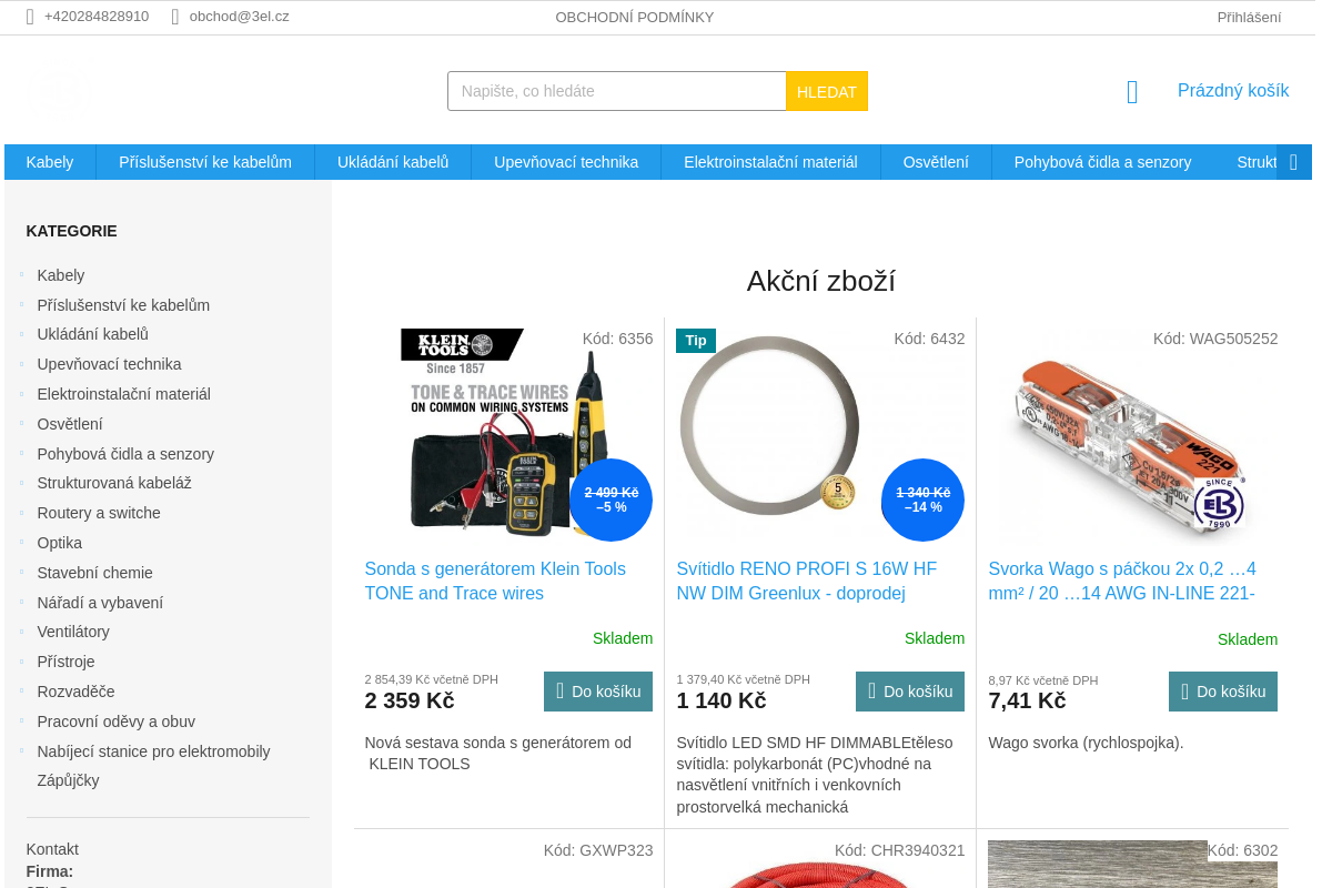 E-shop - 3 EL Group, s.r.o.