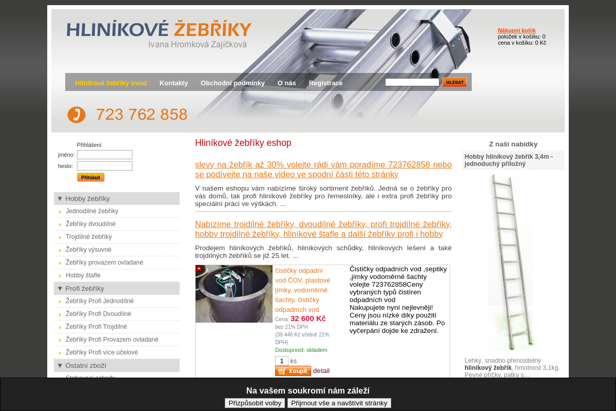 Ivana Hodysová - Hliníkové žebříky