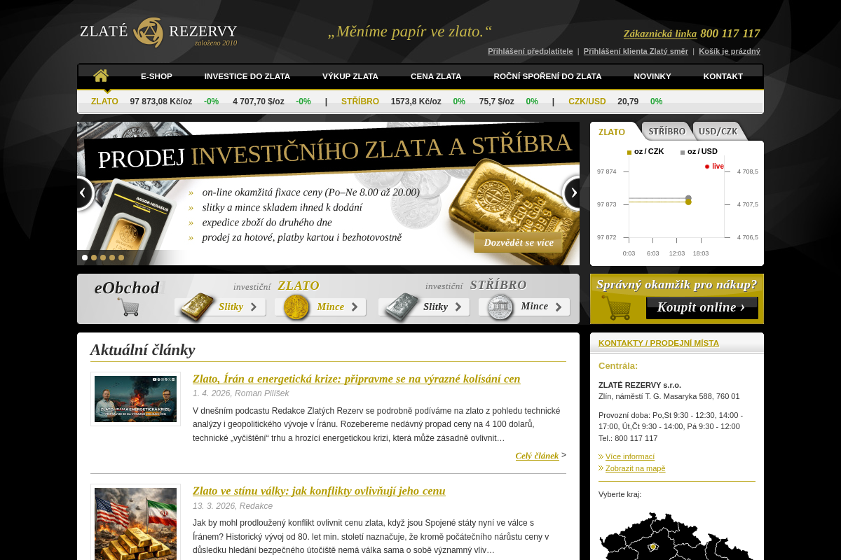 ZLATÉ REZERVY, s.r.o.