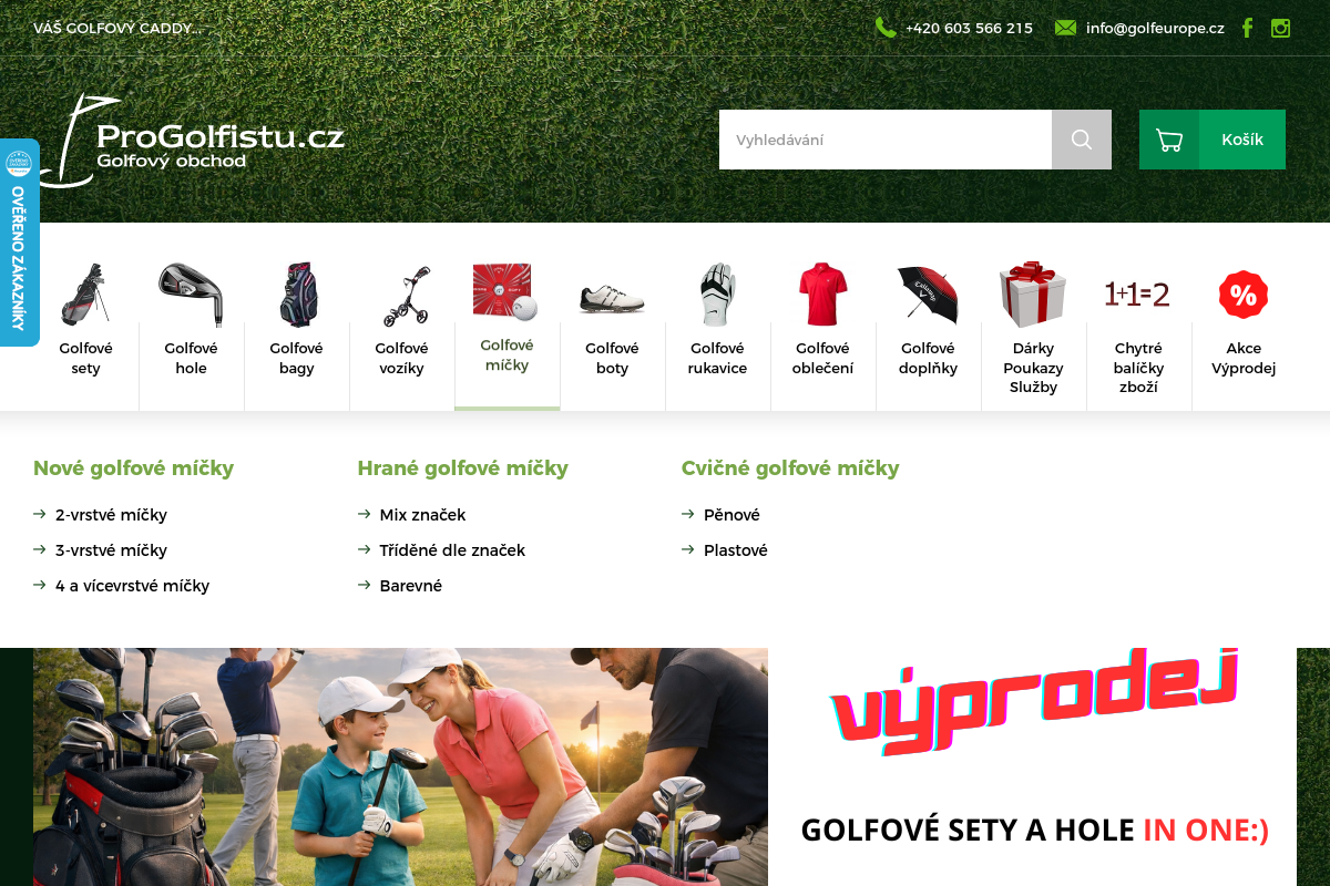 Golf Europe - Progolfistu.cz