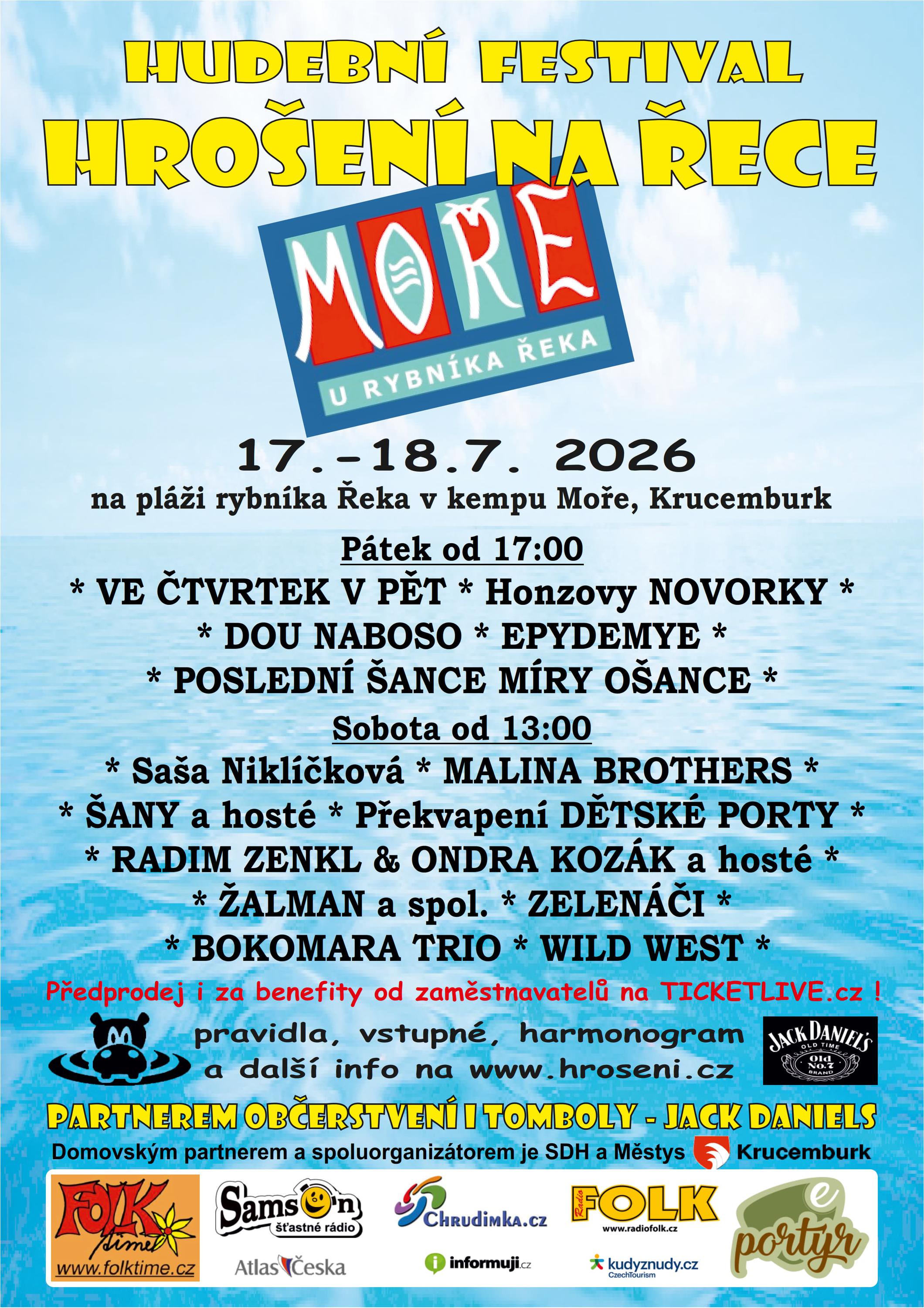 Hudební festival HROŠENÍ NA ŘECE foto 2