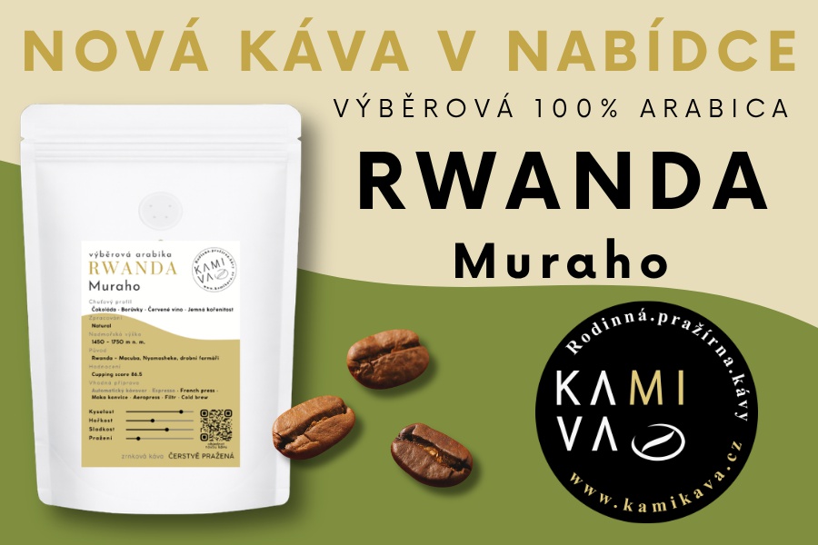 Nová výběrová káva v nabídce - Rwanda Muraho