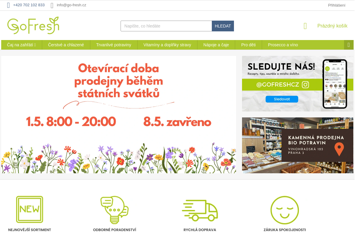 GoFresh - Zdravé a čerstvé BIO potraviny