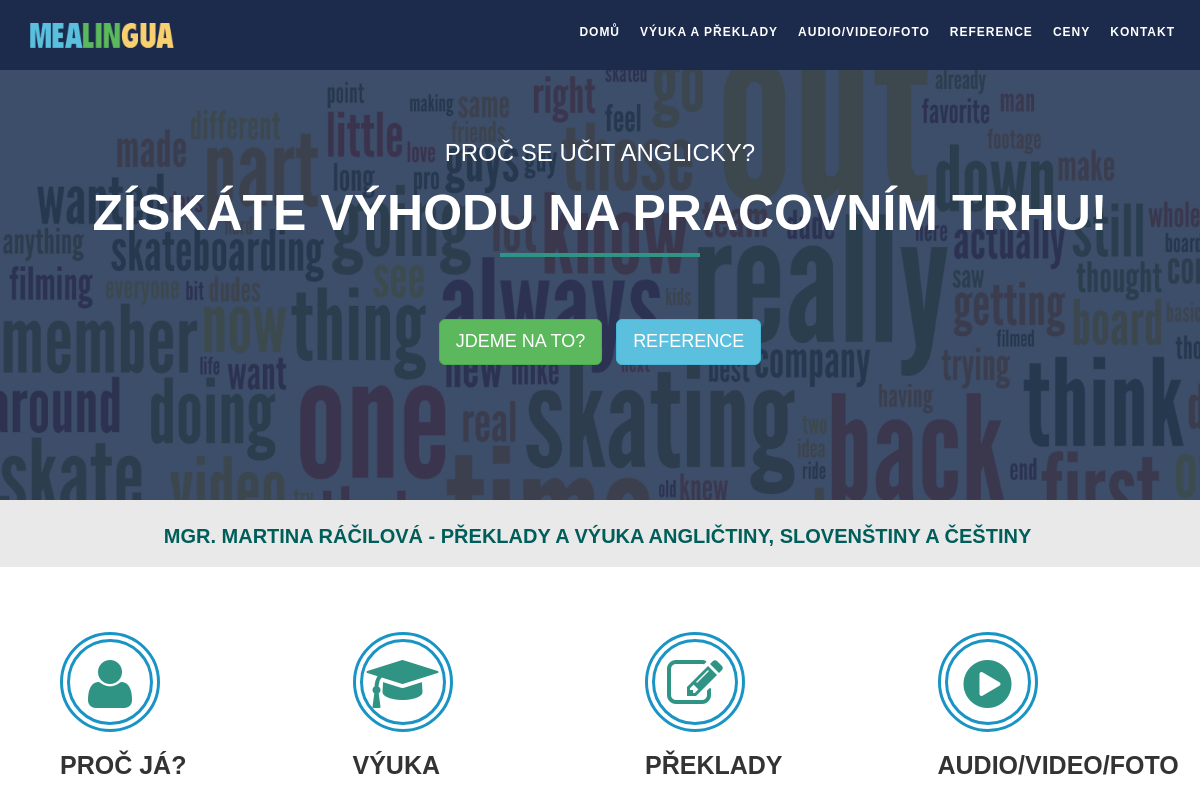 Mgr. Martina Ráčilová - Mealingua