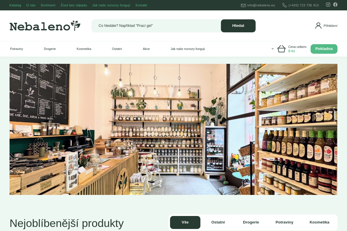 E-Shop Nebaleno.eu