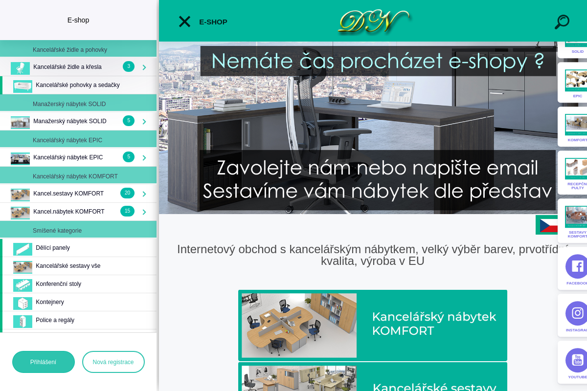 Designový NÁBYTEK - kancelářský nábytek