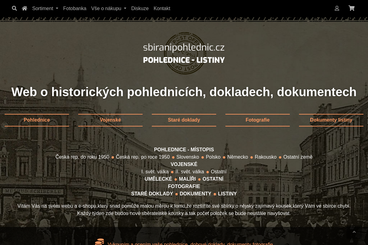 Sbiranipohlednic.cz
