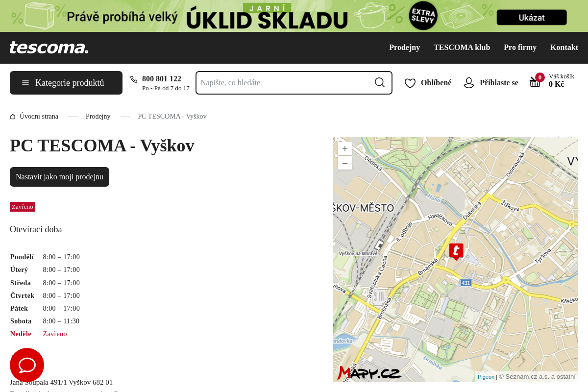 ERGOTEP, družstvo invalidů - Tescoma