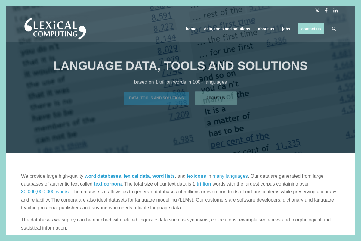 LEXICAL COMPUTING CZ, s.r.o.