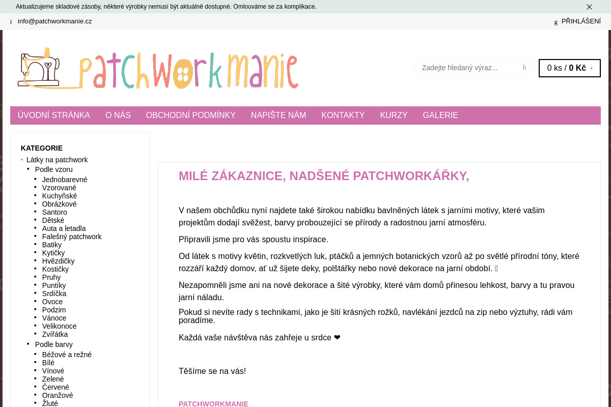 Patchworkmanie.cz