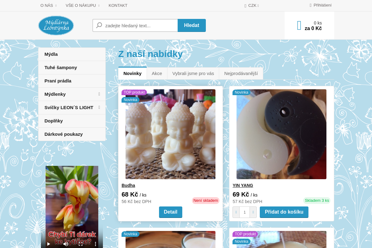 Mydlarnaleontynka.cz