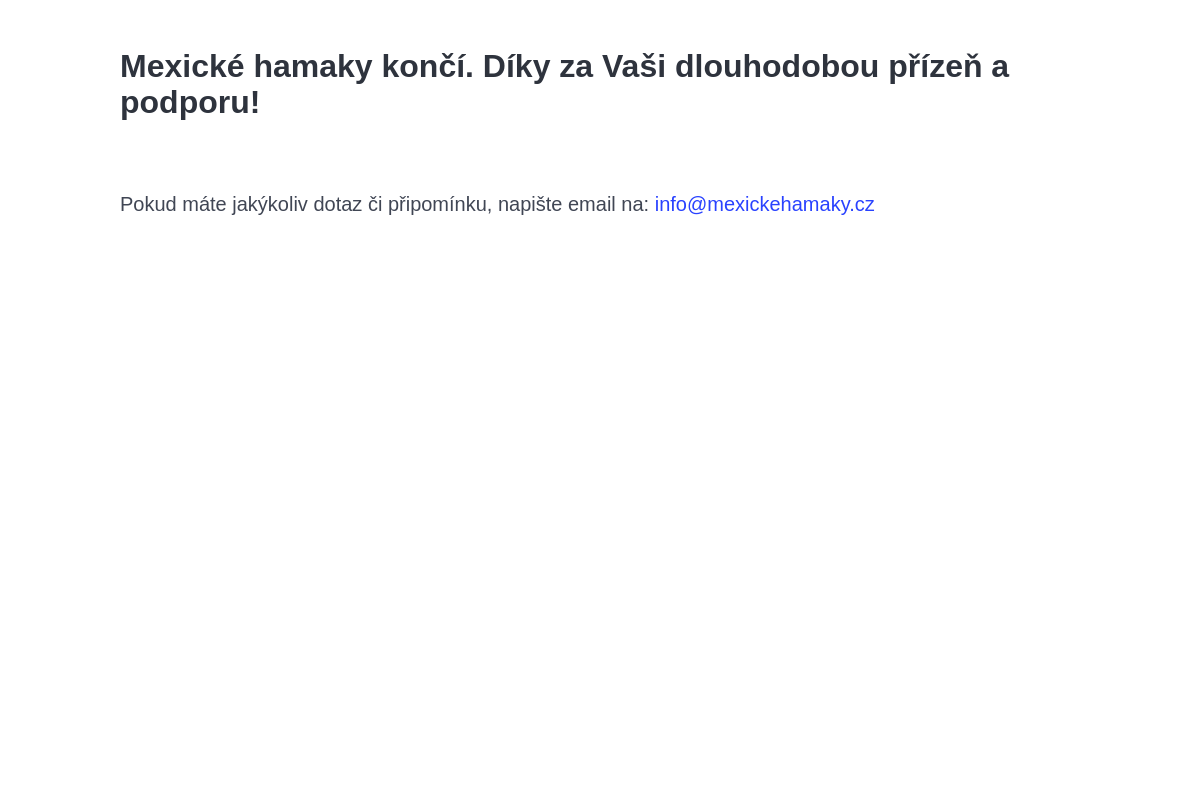 Mexickehamaky.cz foto 1
