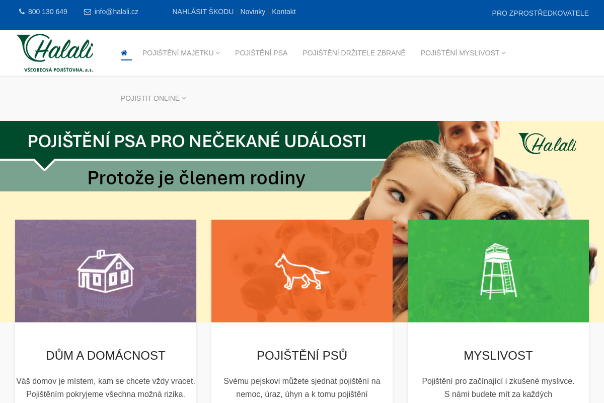 HALALI, všeobecná pojišťovna a.s.