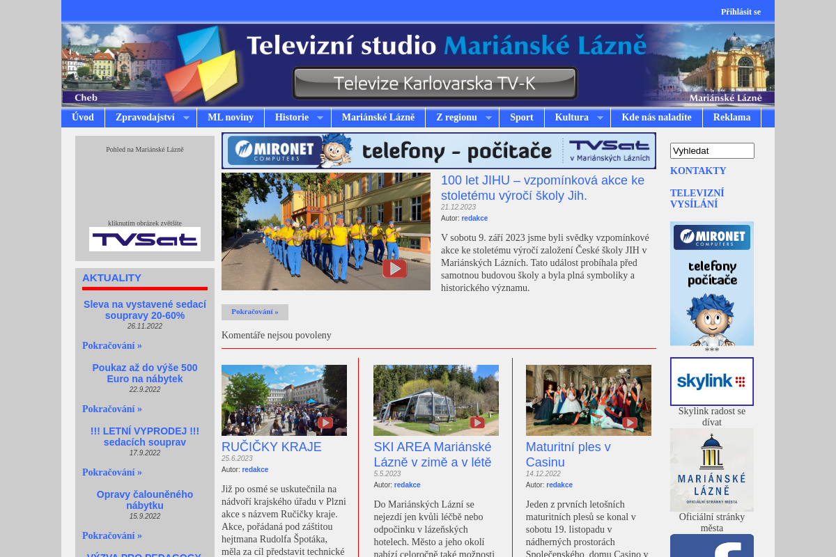 Televizni studio Mariánské lázně