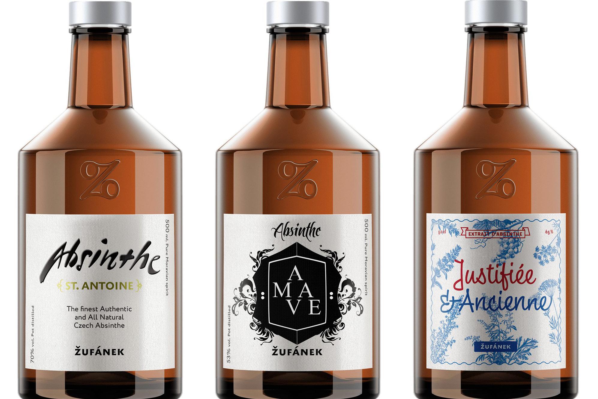 Set absintů Žufánek