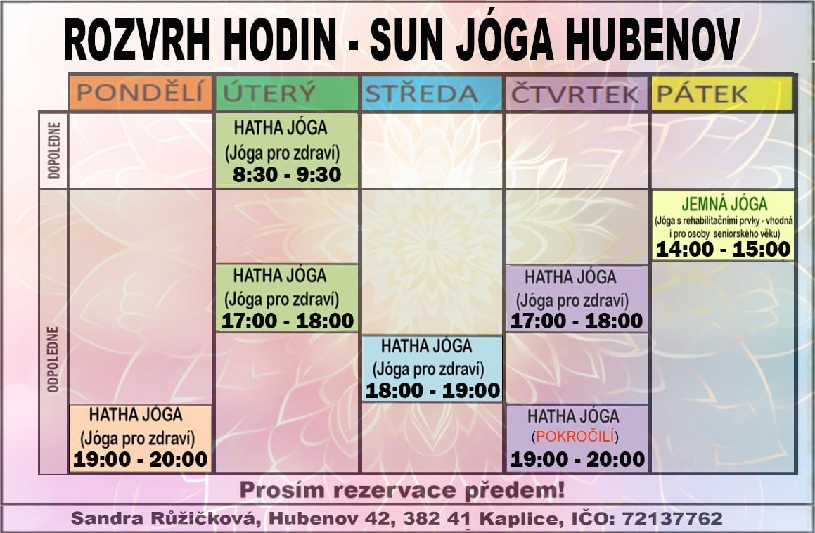 Jógové studio Sun Jóga - Sandra Růžičková foto 2