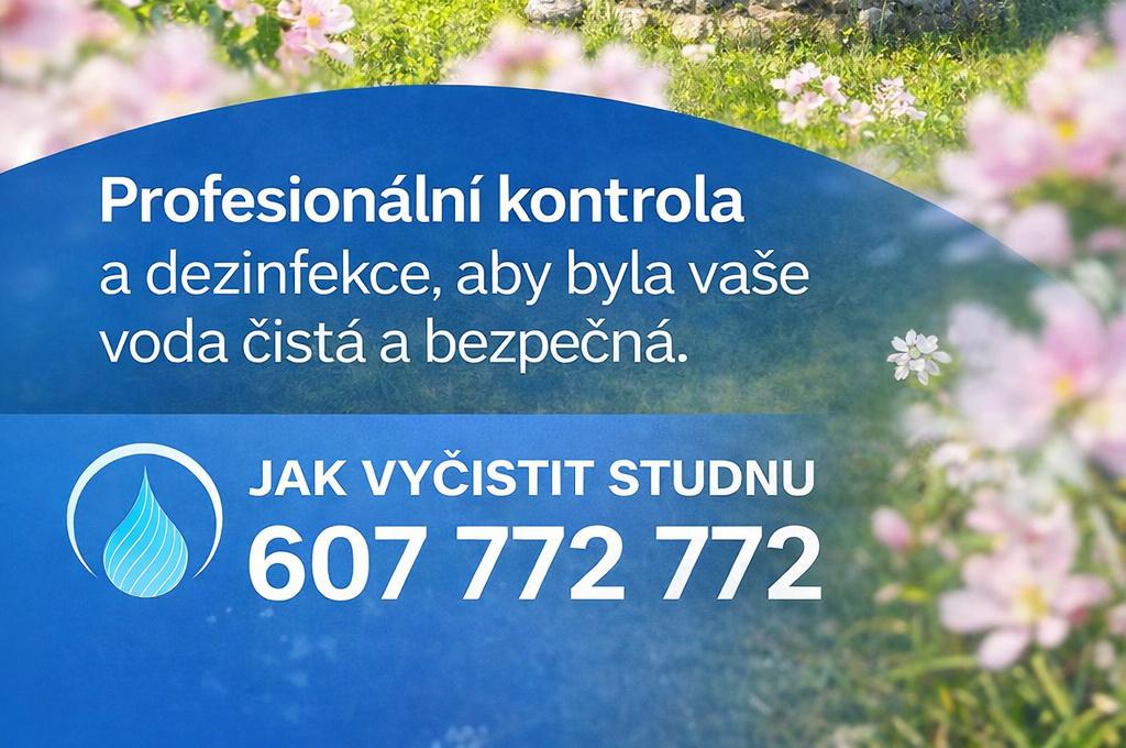 Kontrola, údržba a oprava studny Uherské Hradiště.