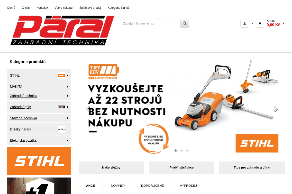 ZAHRADNÍ TECHNIKA PÁRAL s.r.o.