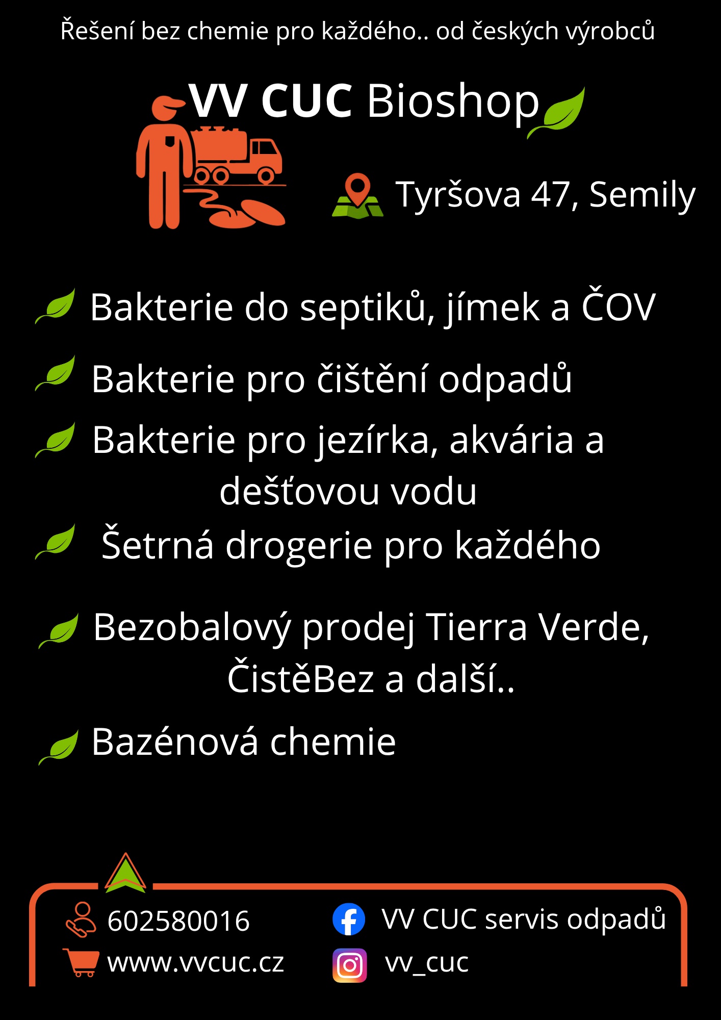 VV CUC BIOSHOP řešení pro domácnost, čov a septiky foto 3