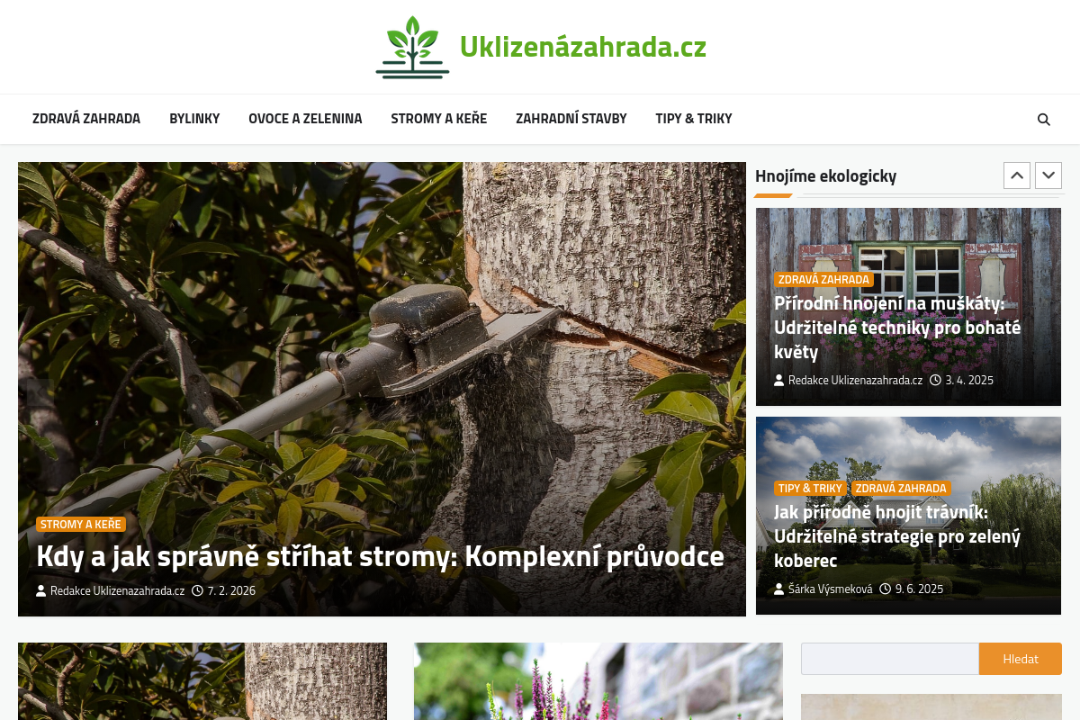 Uklizenazahrada.cz