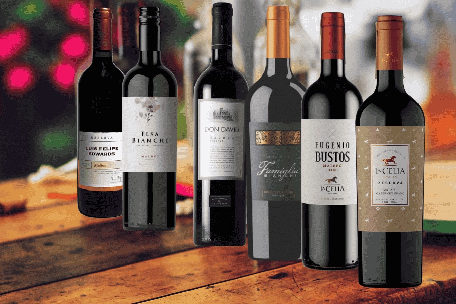 Degustační sada červených vín Malbec