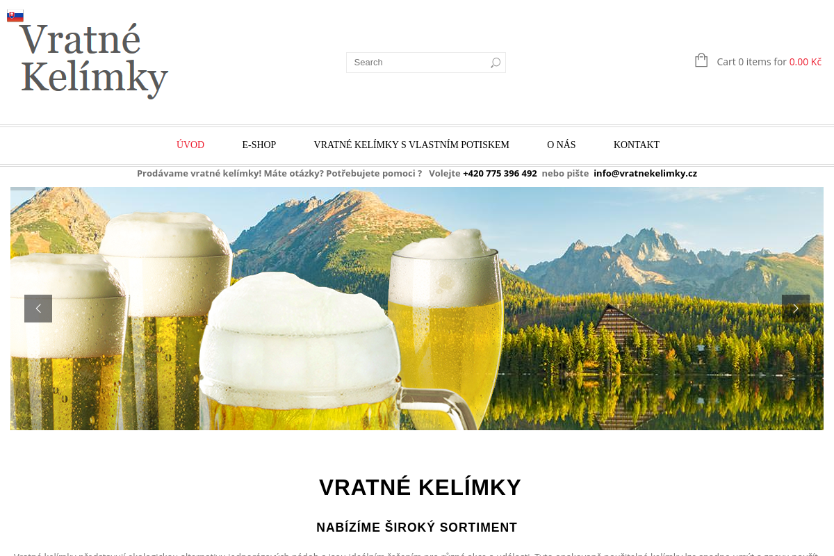 Vratné kelímky foto 1