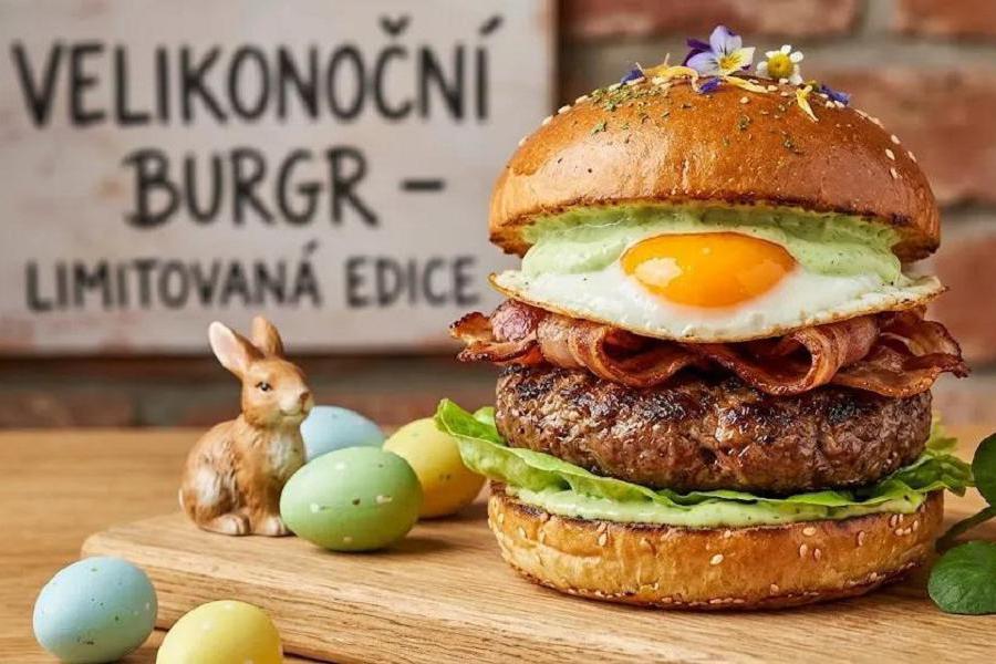 VELIKONOČNÍ LIMITKA - BURGER MENU ↓