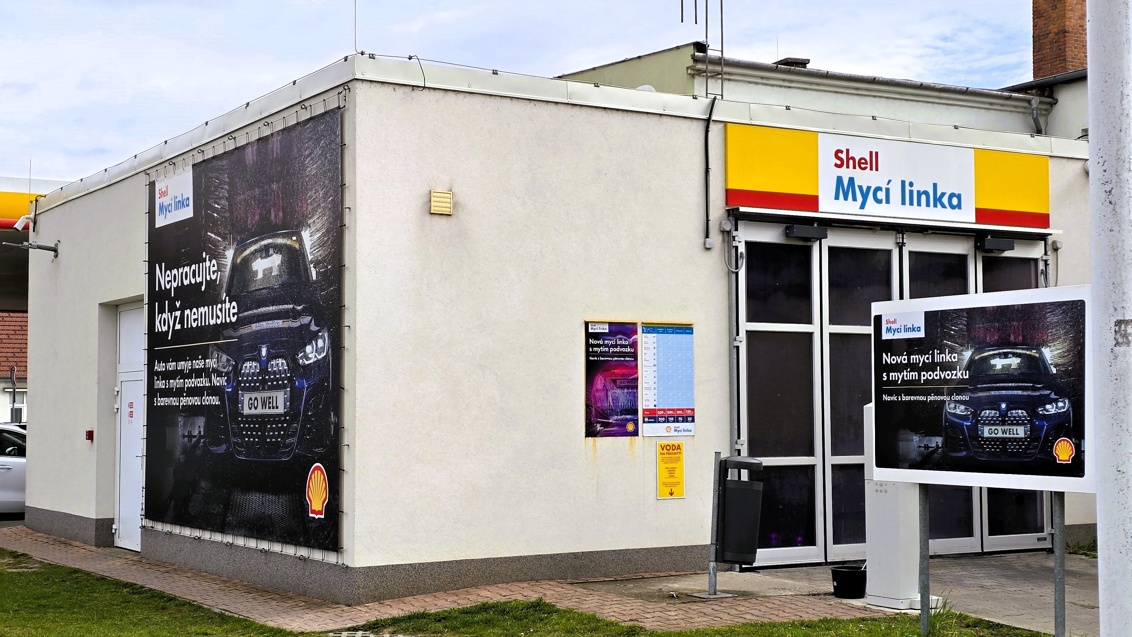 Automyčka Shell