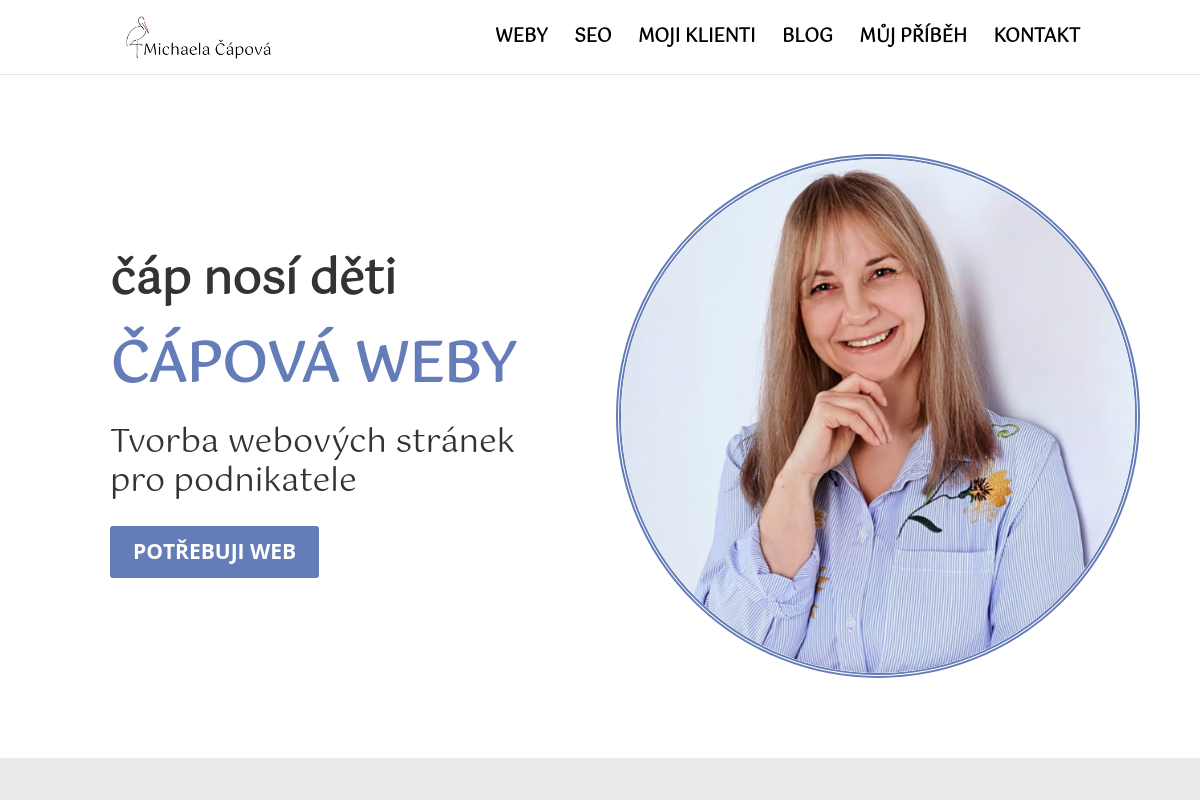 Bc. Michaela Čápová Webdesign
