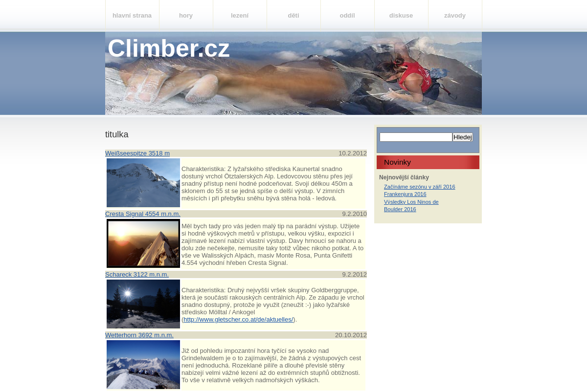 Mgr. Martin Navrátil - Climber.cz