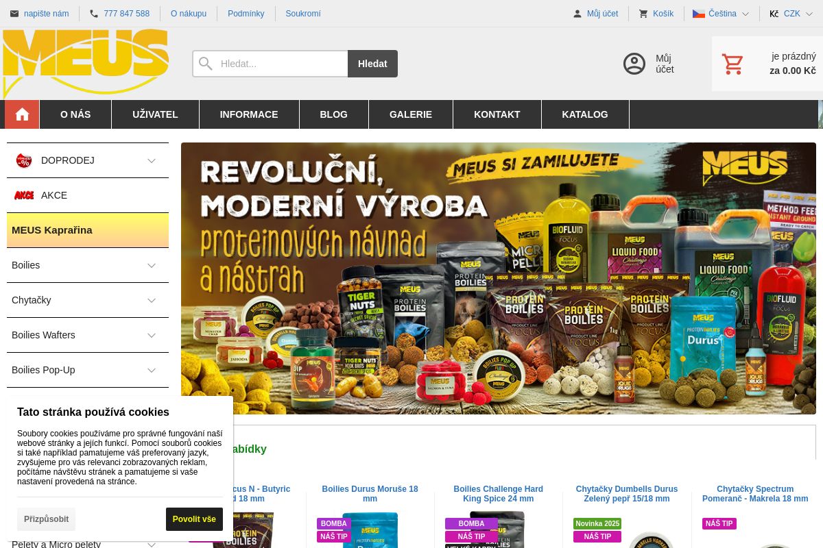 Rybářské potřeby MEUS CZ