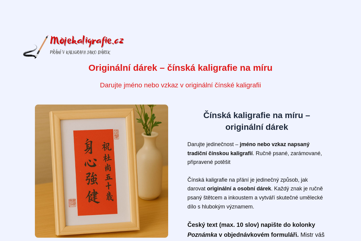 Mojekaligrafie.cz foto 1