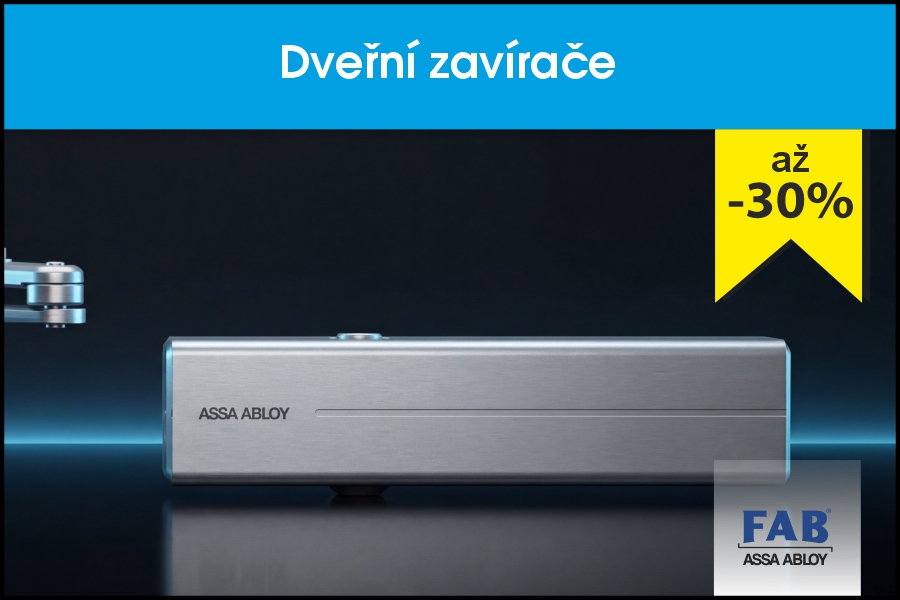 ASSA ABLOY dveřní zavírače v akční nabídce