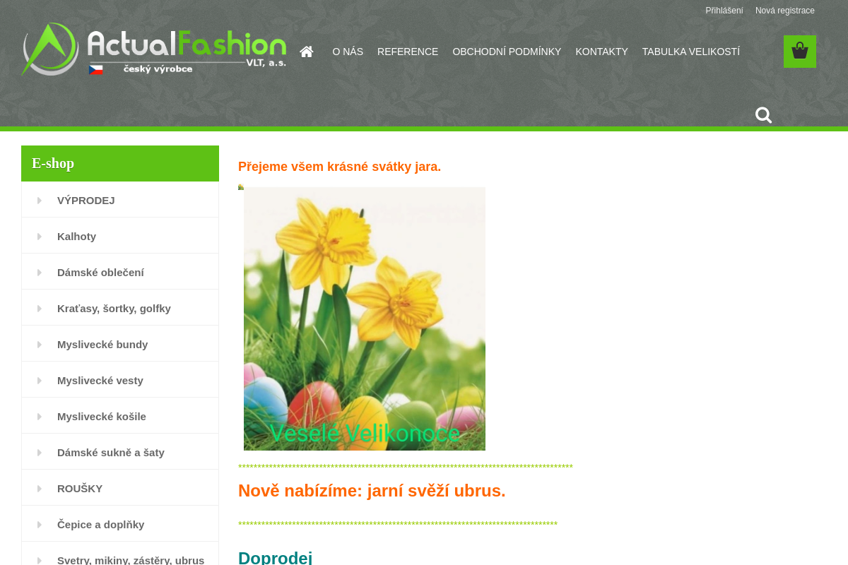 Actual-fashion VLT a.s.