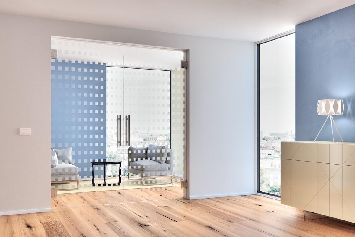 Celoskleněné dveře