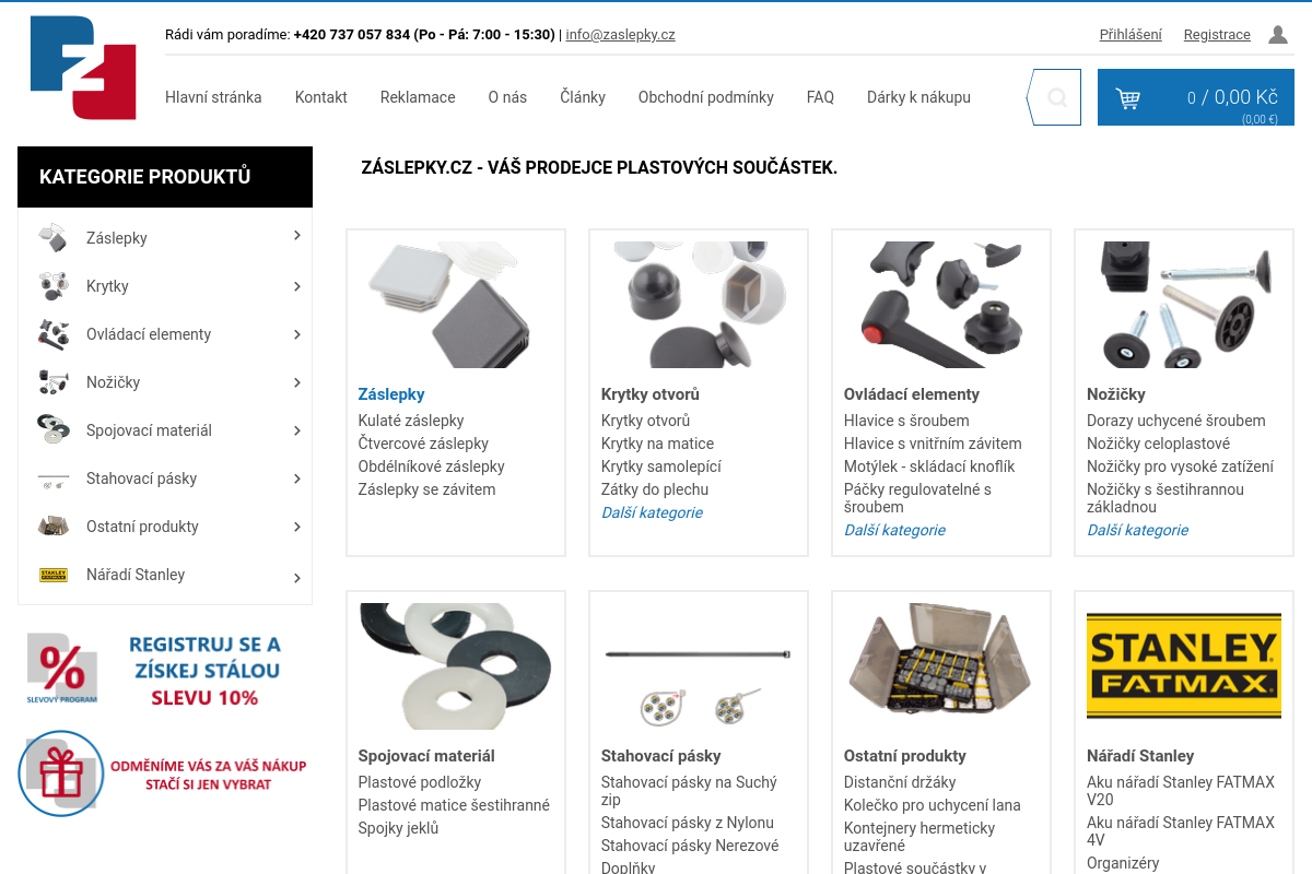 Zaslepky.cz
