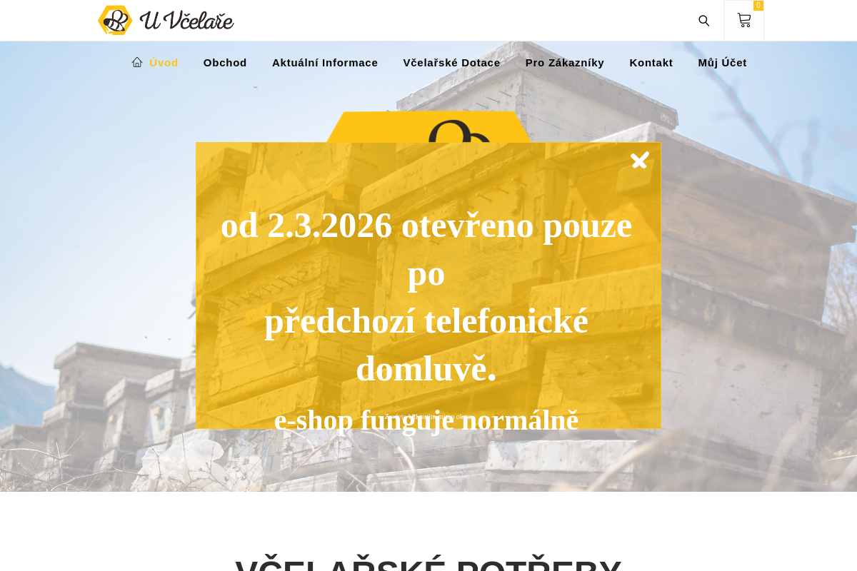 U Včelaře - včelařské potřeby Studénka