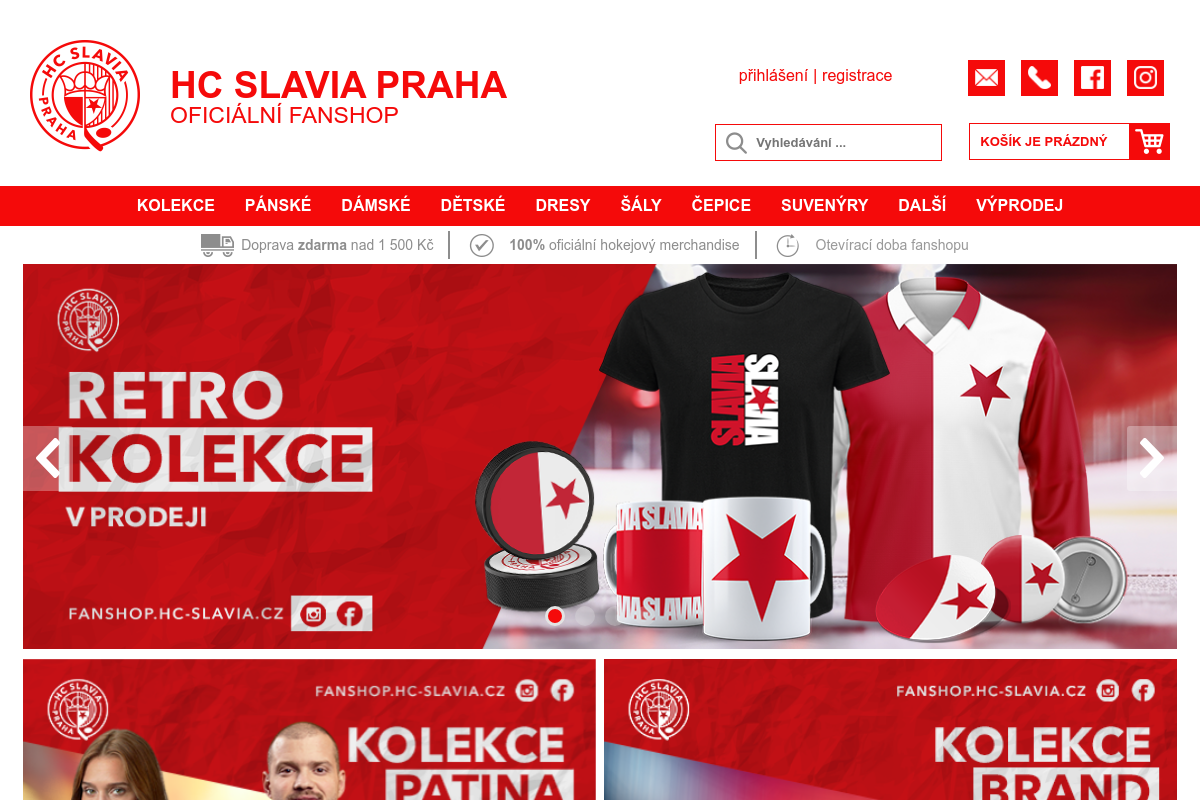 Fanshop HC Slavia Praha