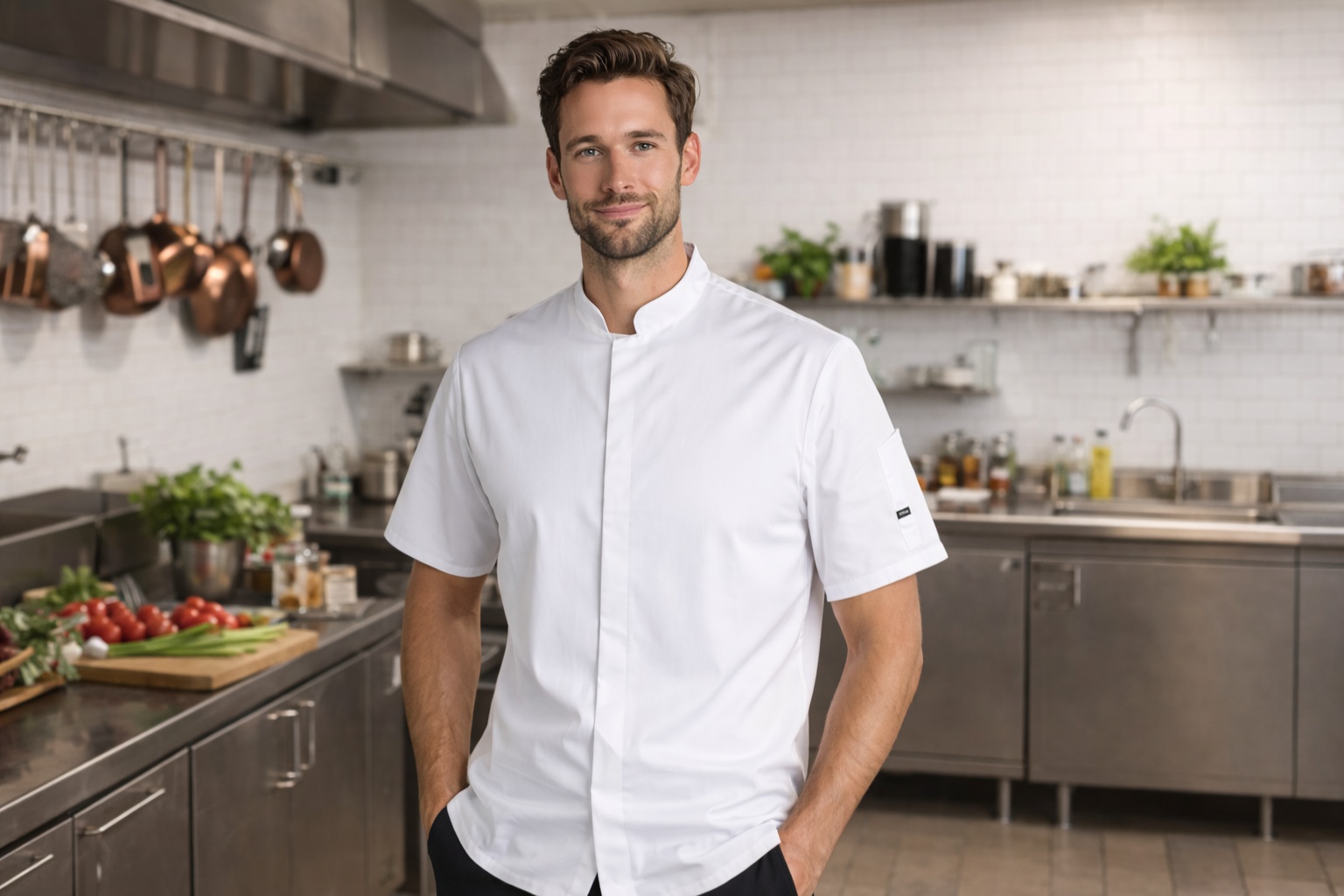 Pánský bílý rondon Kentaur 23536